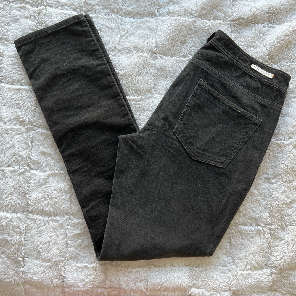Anthropologie Pilcro and the Letterpress Serif Skinny Corduroy Pants 31 Green - Picture 1 of 9